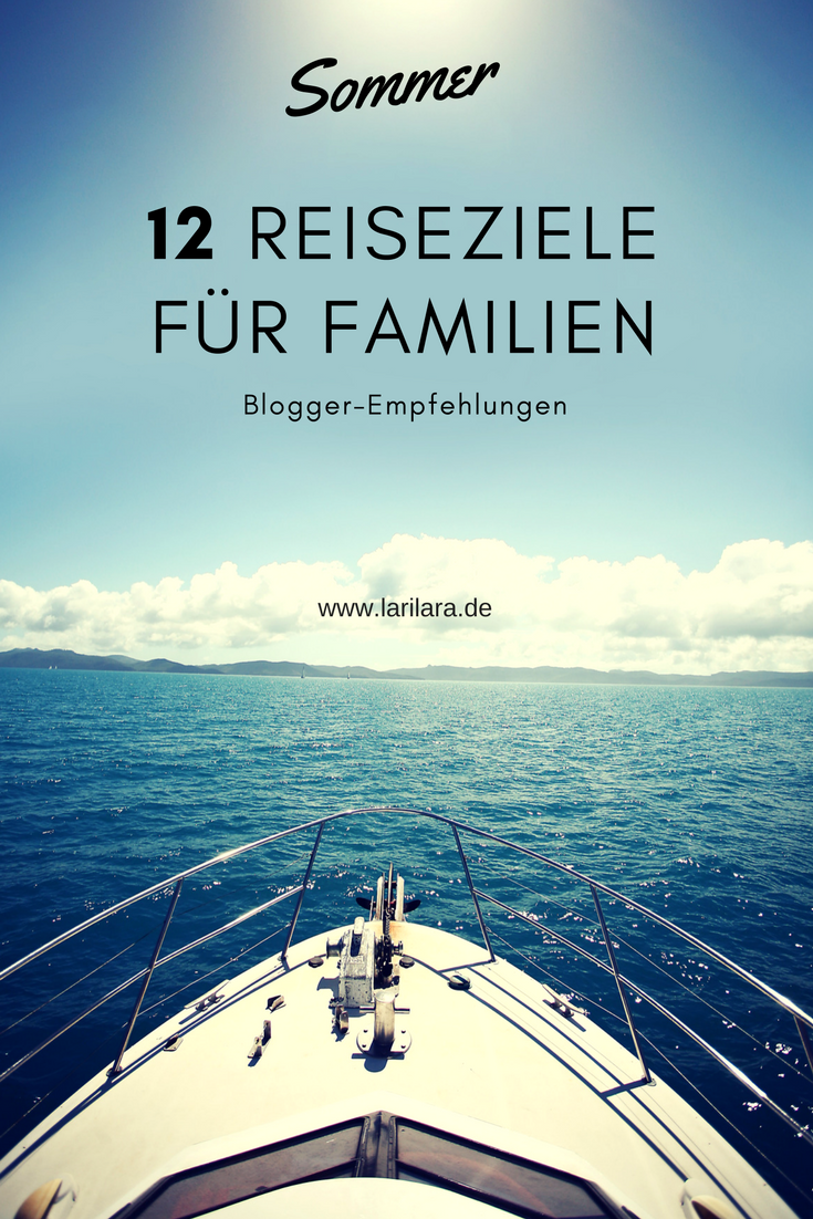 Familienreiseziele von Bloggern