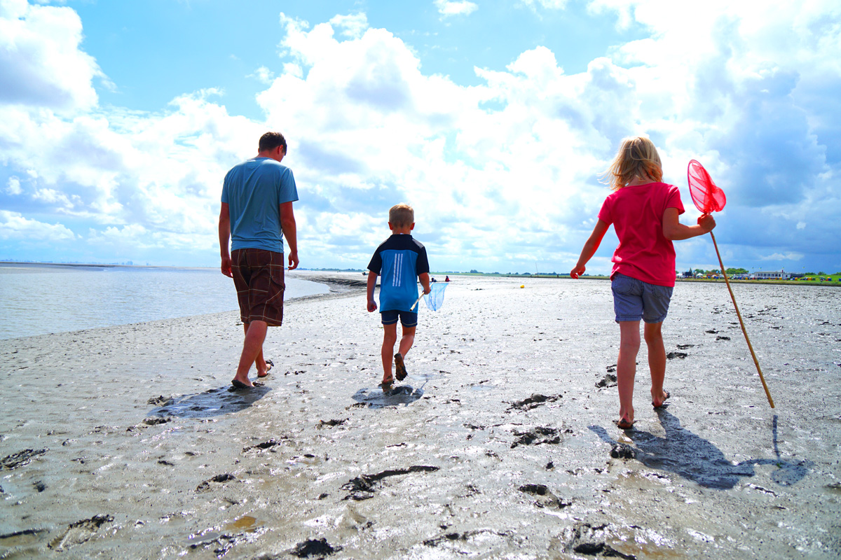Nordsee Wattwandern Familie Kinder Urlaub