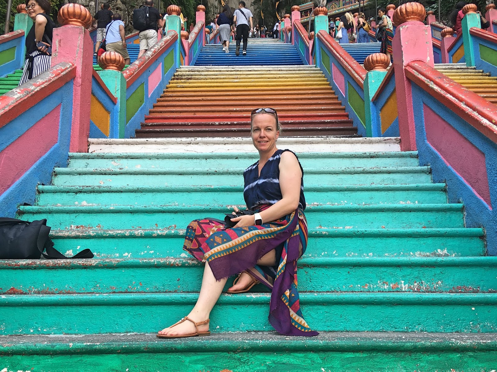 Beruehmte Treppen in Batu Caves