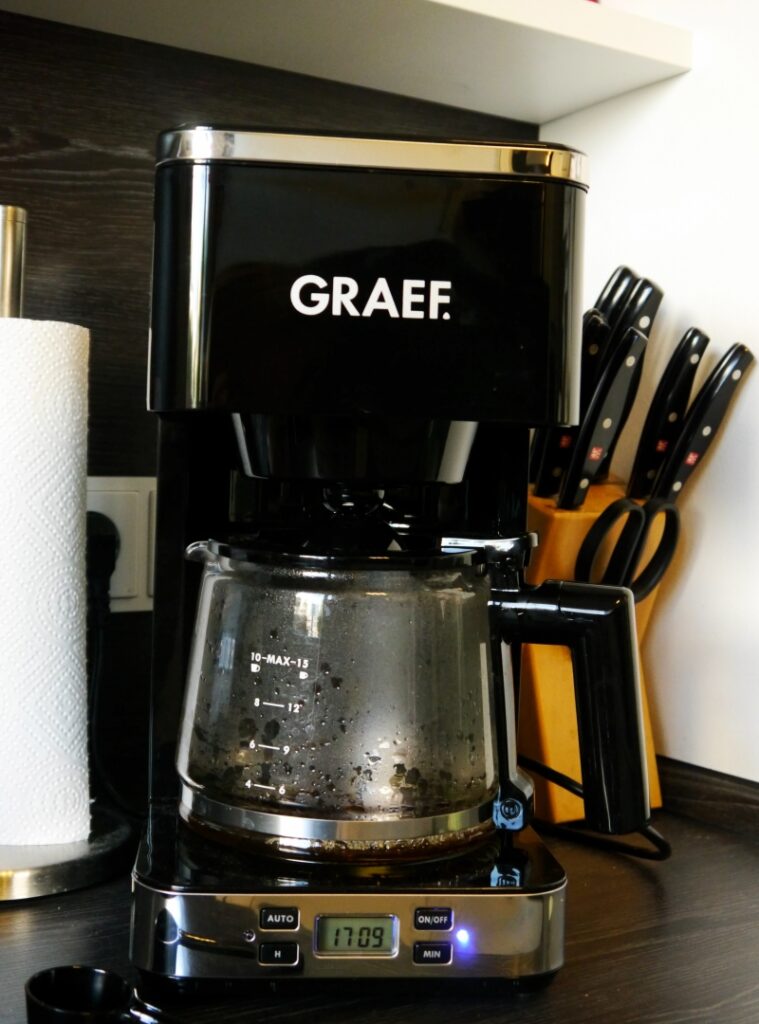 Kaffeemaschine mit Glaskanne