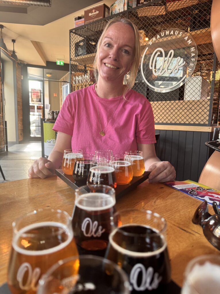 Ols Brauhaus am Hafen Oldenburg selbstgebrautes Bier